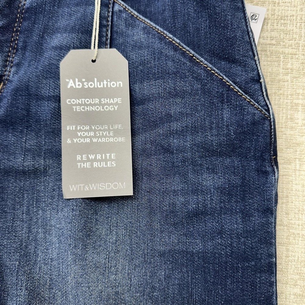 Wit & Wisdom Indigo Wide-Leg Jeans - Picture 9 of 15